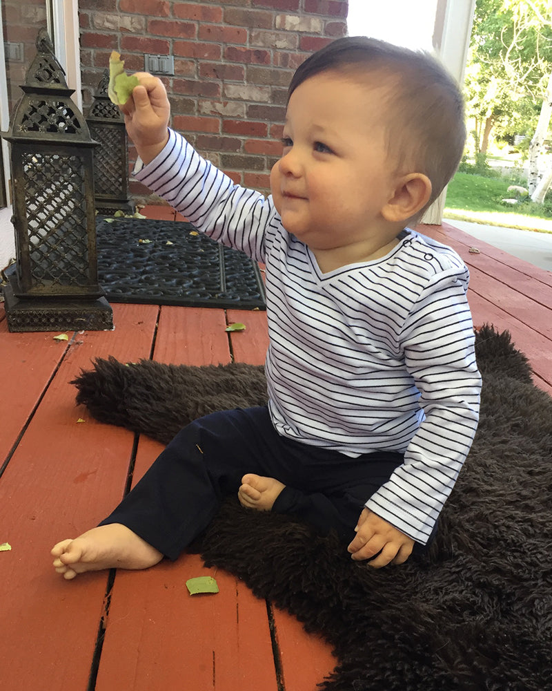 Viverano Venice Organic Cotton Long Sleeve T-Shirt for Babies