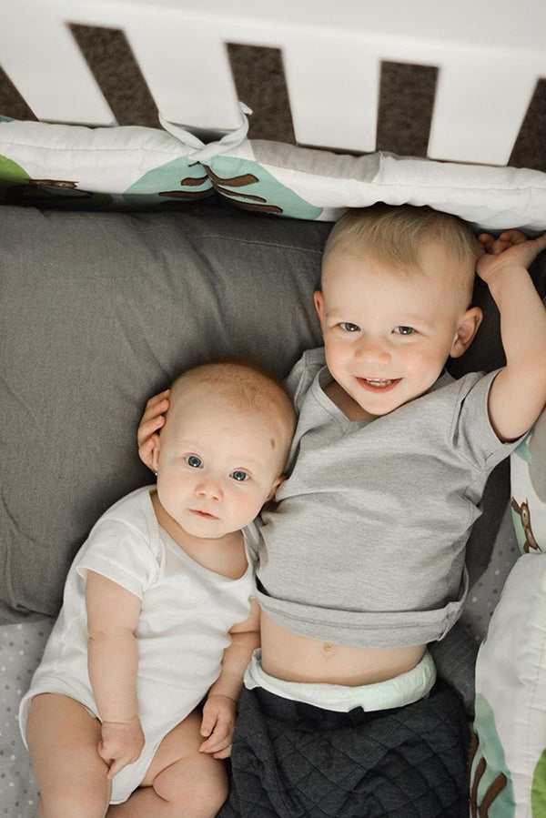 Viverano Venice Organic Cotton Short Sleeve T-Shirt for Babies - 2 Pack