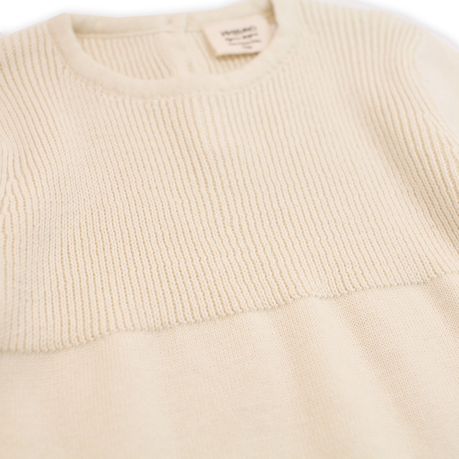 Viverano Milan Knit Organic Cotton Long Sleeve A-Line Dress for Baby Girl