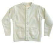 Viverano Organic Cotton Knit Button Cardigan Sweater for Babies