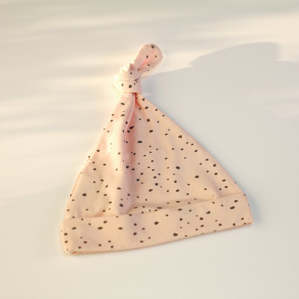 Organic Cotton Florence Pebble Beanie Knot Hat for Babies - Baby Shower Gifts
