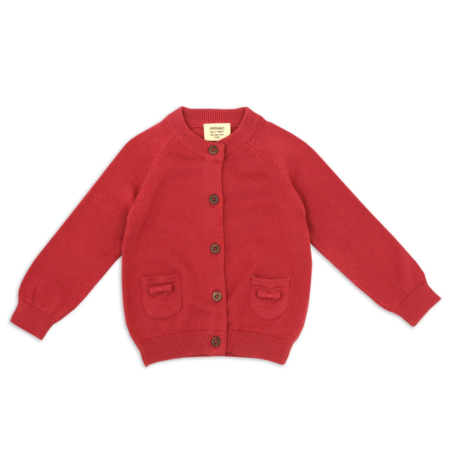 Marseille Organic Cotton Knit Button Cardigan for Babies- Viverano