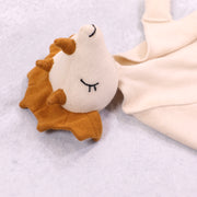 Organic Baby Lovey Security Blanket Cuddle Cloth - Dino