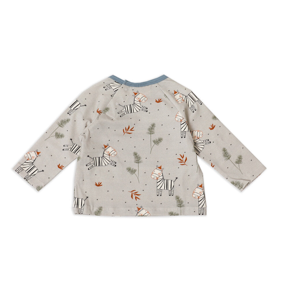 Zebra Baby Playsuit Tee & Jogger SET (Organic)