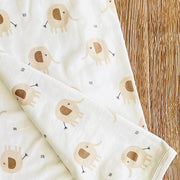 Elephant Reversible Baby Blanket (Organic Jersey)