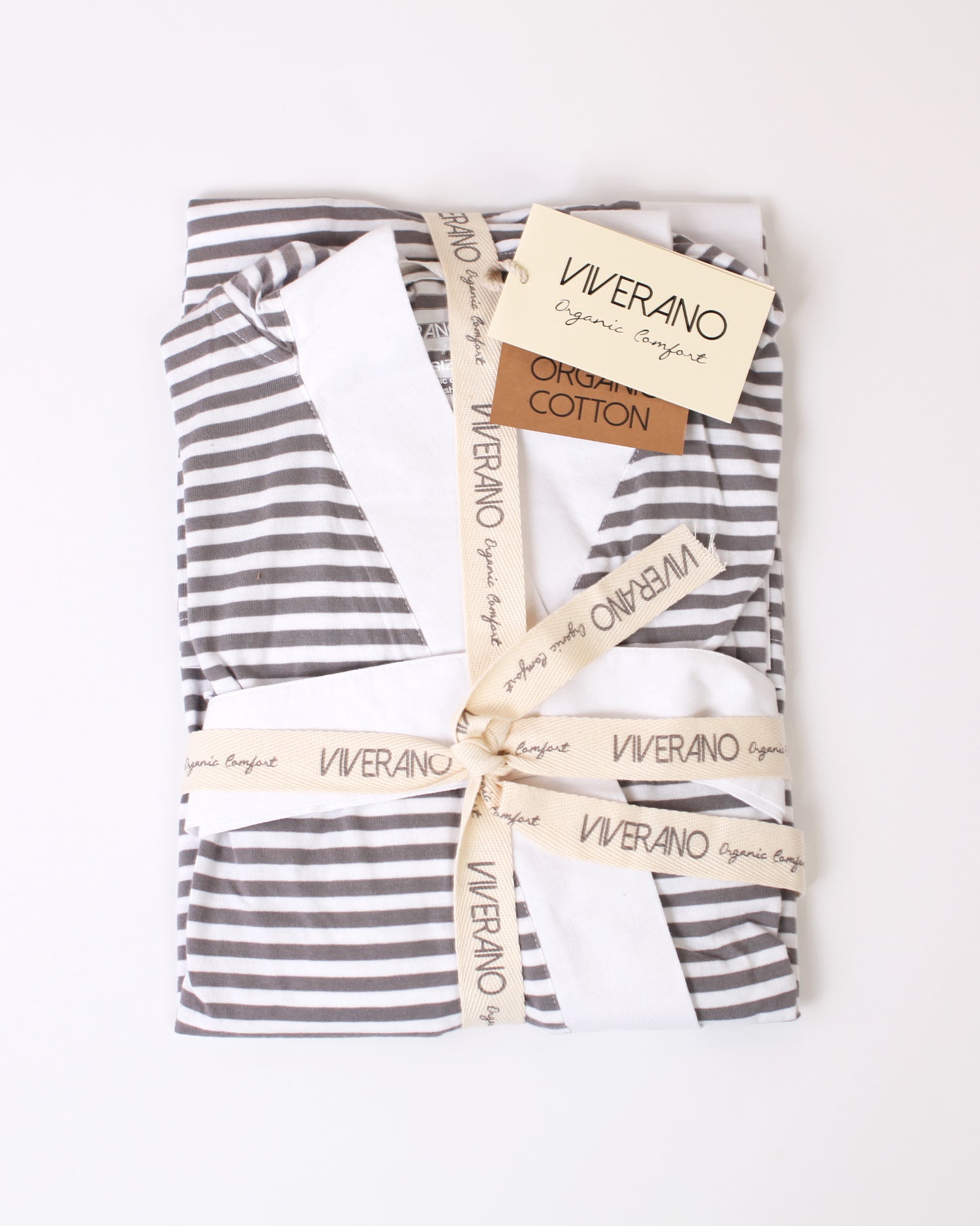 Organic Cotton Hooded Bath & Spa Robe / Swim Cover-Up - Viverano