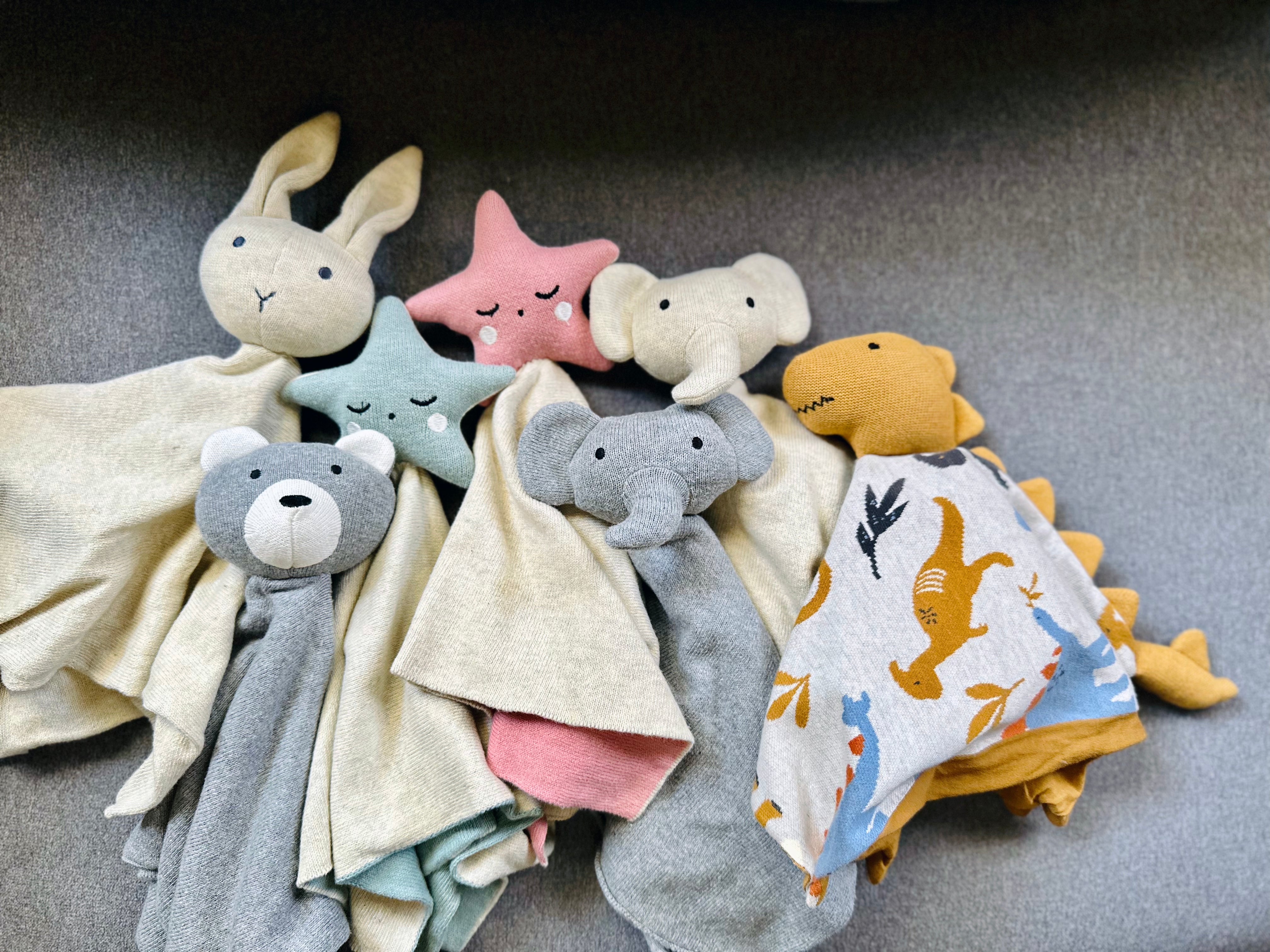 Viverano Organic Baby Lovey Security Blanket Cuddle Cloth