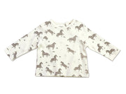 Wild & Free Horse Organic Cotton Long Sleeve Tee for Babies - Baby Gifts