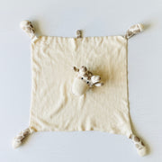 Organic Baby Lovey Security Blanket Cuddle Cloth  - Giraffe (Viverano)