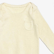 Milan Knit Full Sleeve Romper Bodysuit (2 Colors)