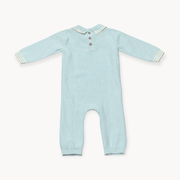 Milan Collar & Cable Knit Baby Jumpsuit (Organic)