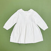 Milan Peter Pan Tulip Knit Baby Sweater Dress (Organic) by Viverano Organics