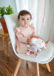 Milan Ruffle & Bobble Sweater Organic Baby Knit Dress (Organic Cotton)