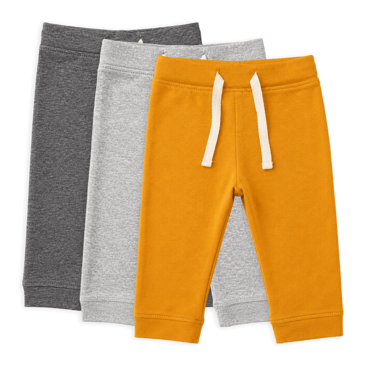 Baby Drawstring Baby Jogger Pants, Organic Cotton