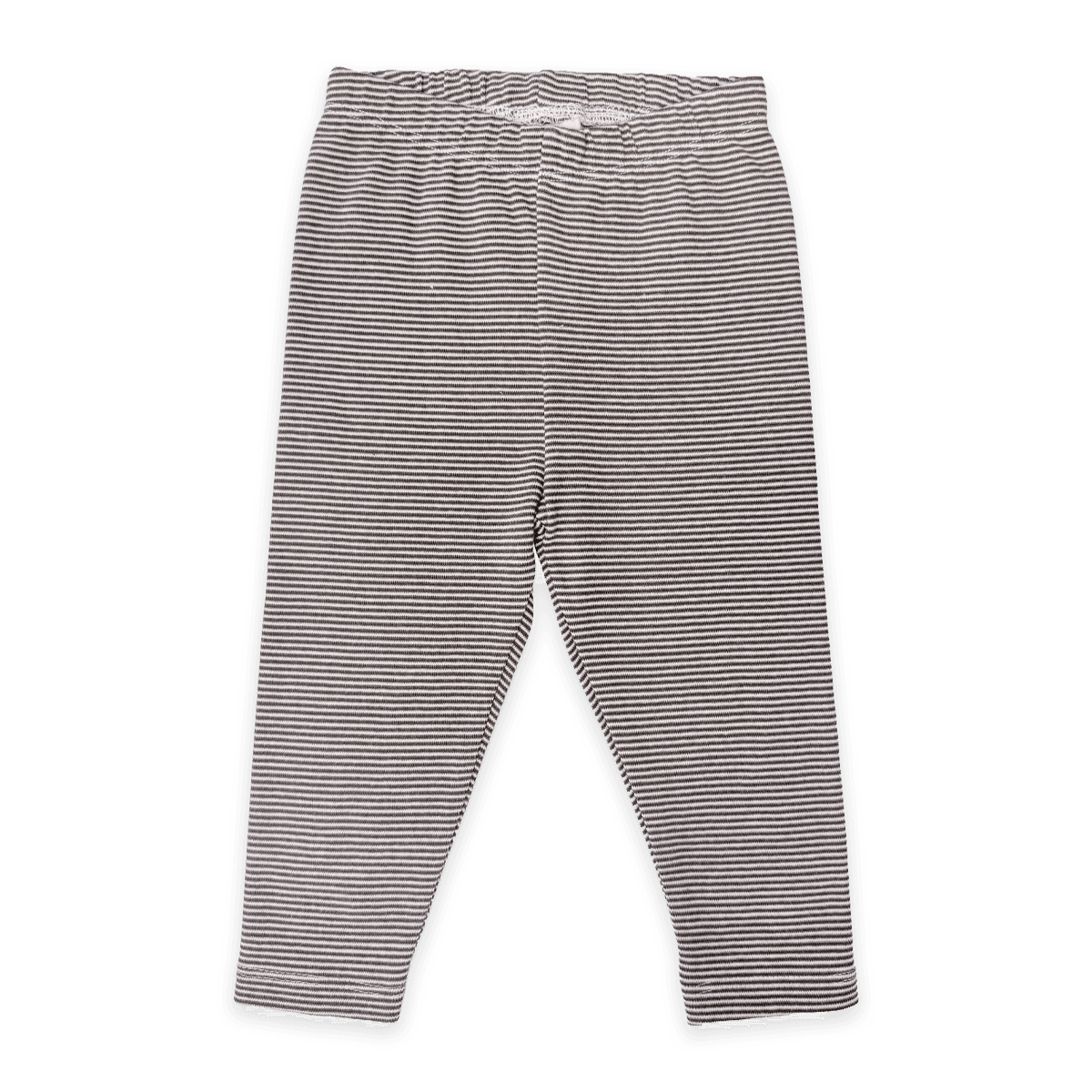 Rib Knit Stripe Baby Legging Pants (Organic Cotton) - 3 Colors