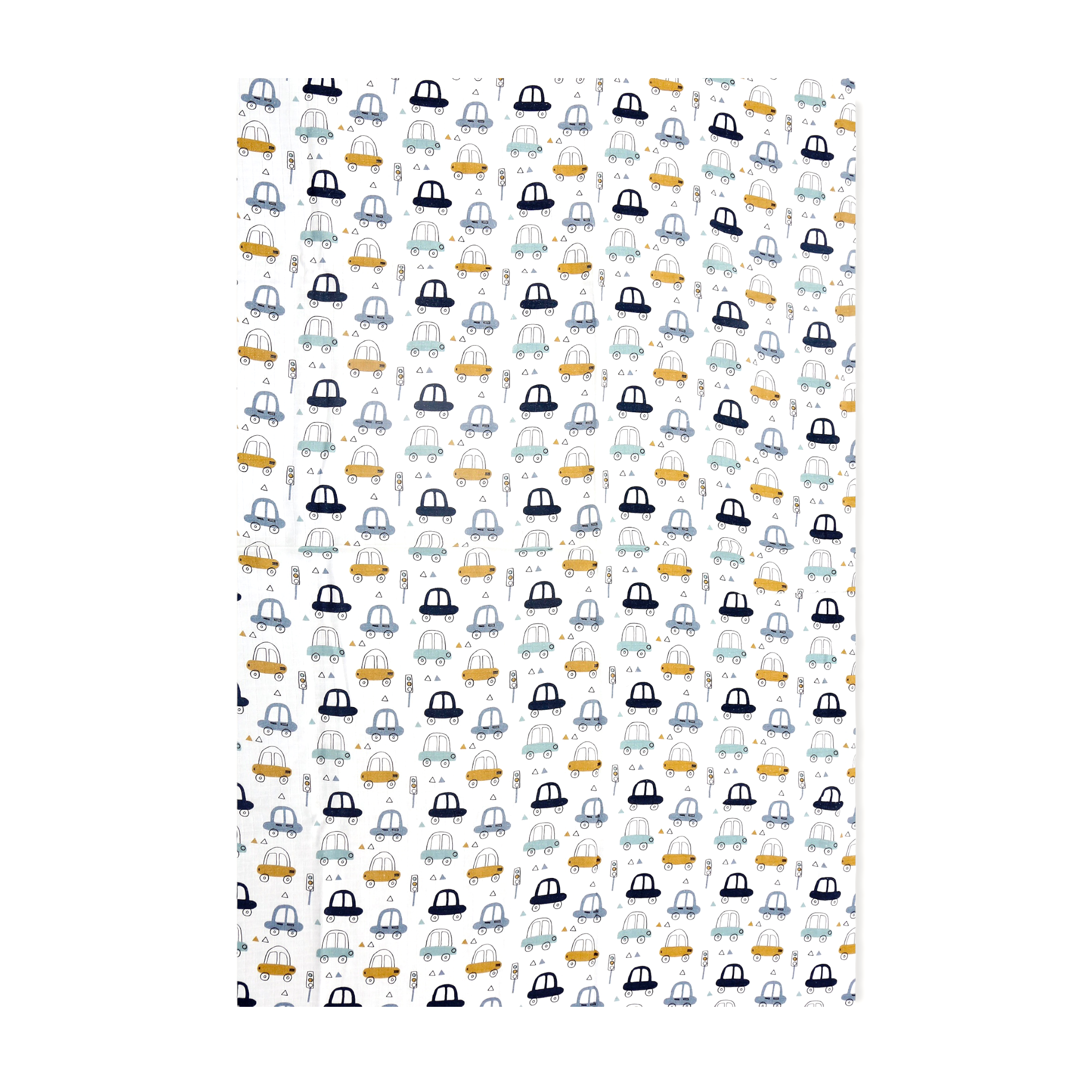 Manta para envolver al bebé de Cars (muselina orgánica)