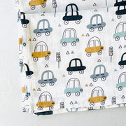 Cars Baby Swaddle Blanket (Organic Muslin)