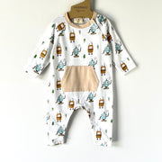 Organic Robots Kangaroo Pocket Jumpsuit (Organic Jersey)