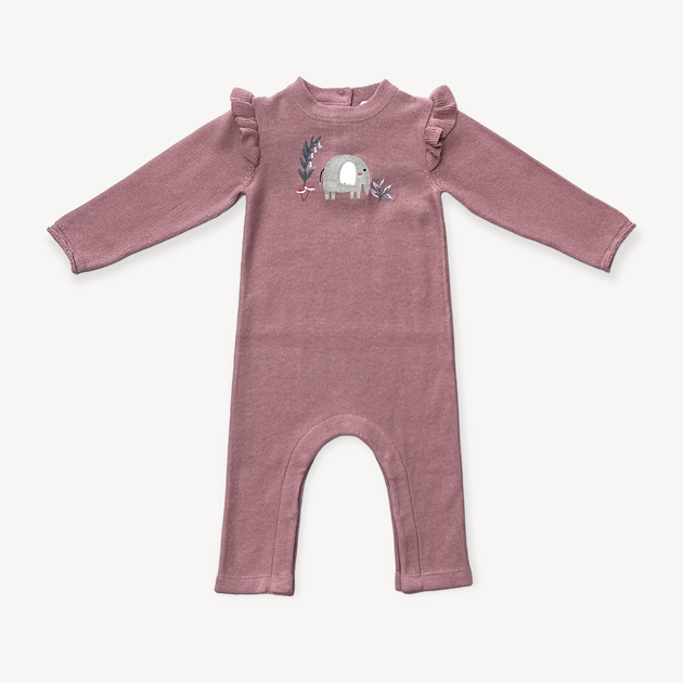 Organic Sweater Knit Baby Coverall Jumpsuits by Viverano