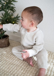 Baby Side Pocket Sweater Knit Pants FW23 - Organic(3 Colors)