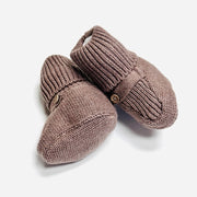 Classic Knit Baby Booties Shoes (Organic Cotton)