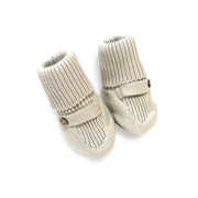 Classic Knit Baby Booties Shoes (Organic Cotton) - 4 Colors