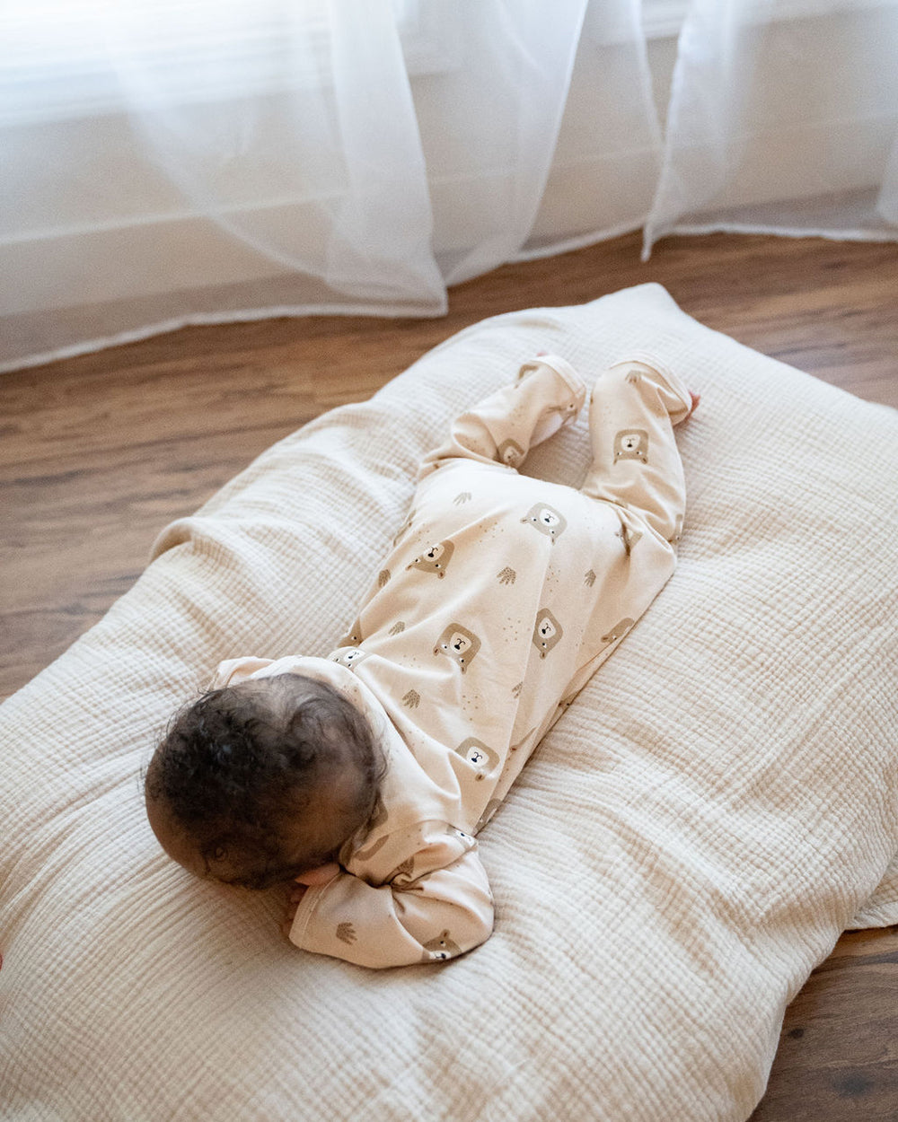 Bear Zipper Baby Jumpsuit (Organic Jersey) by Viverano Organics