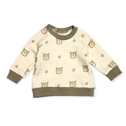 Bear Fleece Baby Sweatshirt & Jogger SET (Organic Cotton) by Viverano