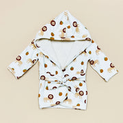 Lion Hooded Baby Bath Robe (Organic Cotton) by Viverano