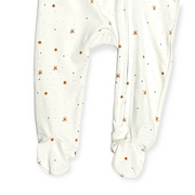 Stars Zipper Footie Baby Coverall (Organic) by Viverano Organics