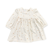 Stars Flare Baby Girl Dress + Bloomer SET (Organic Jersey) by Viverano