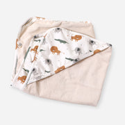 Savannah Reversible Baby Hooded Towel (Organic Cotton)
