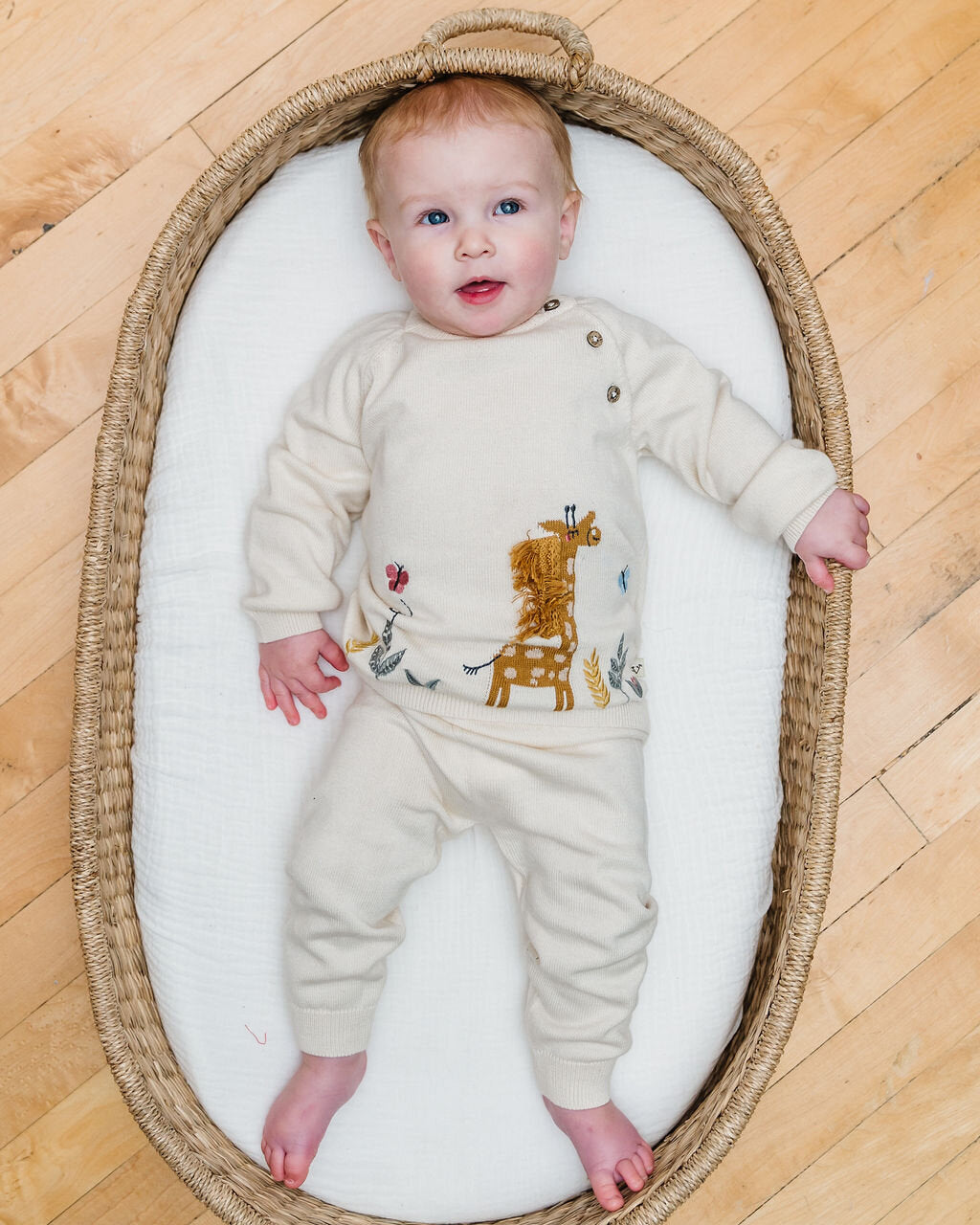 Pocket Sweater Knit Baby Legging Pants (Organic Cotton) - Sale Colors