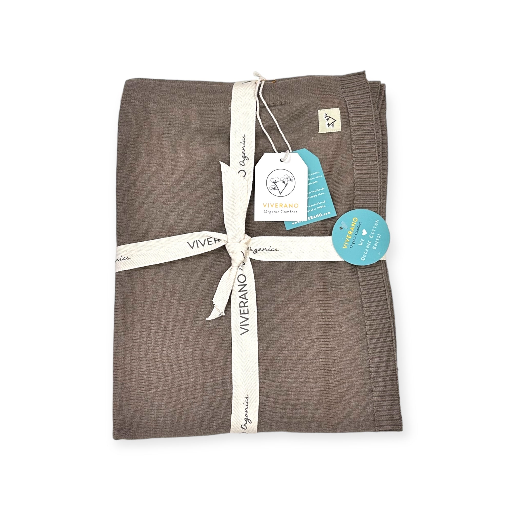 Solid Sweater Knit Baby Blankets (Organic)