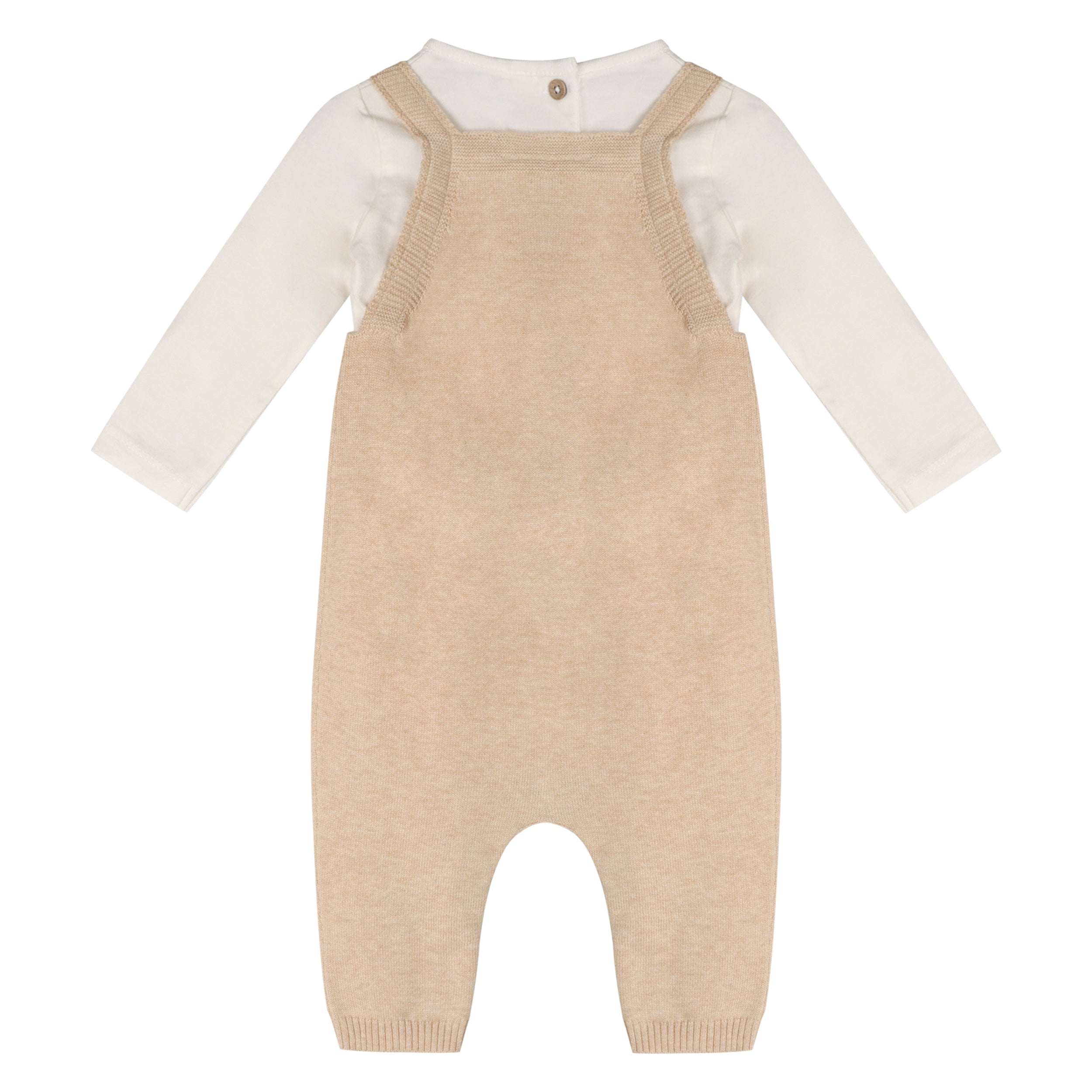 Happy Fruits Embroidered Baby Overall Set (Organic Cotton) - Back