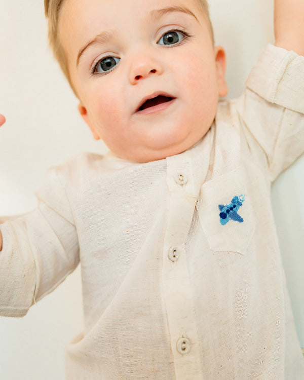 Portofino Baby Shirt & Pants Set (Organic Cotton)