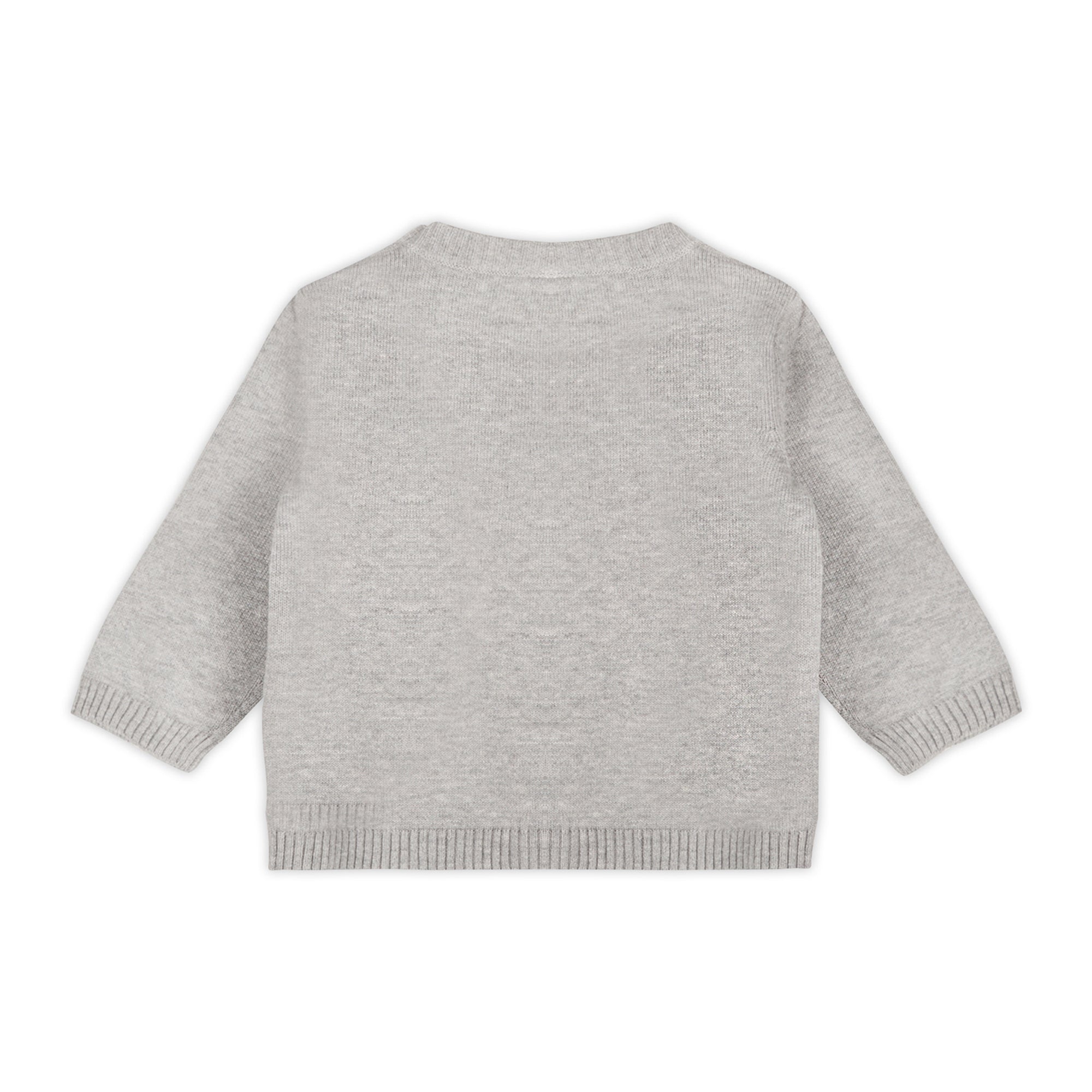 Happy Polar Bear Jacquard Knit Baby Sweater Pullover (Organic Cotton)