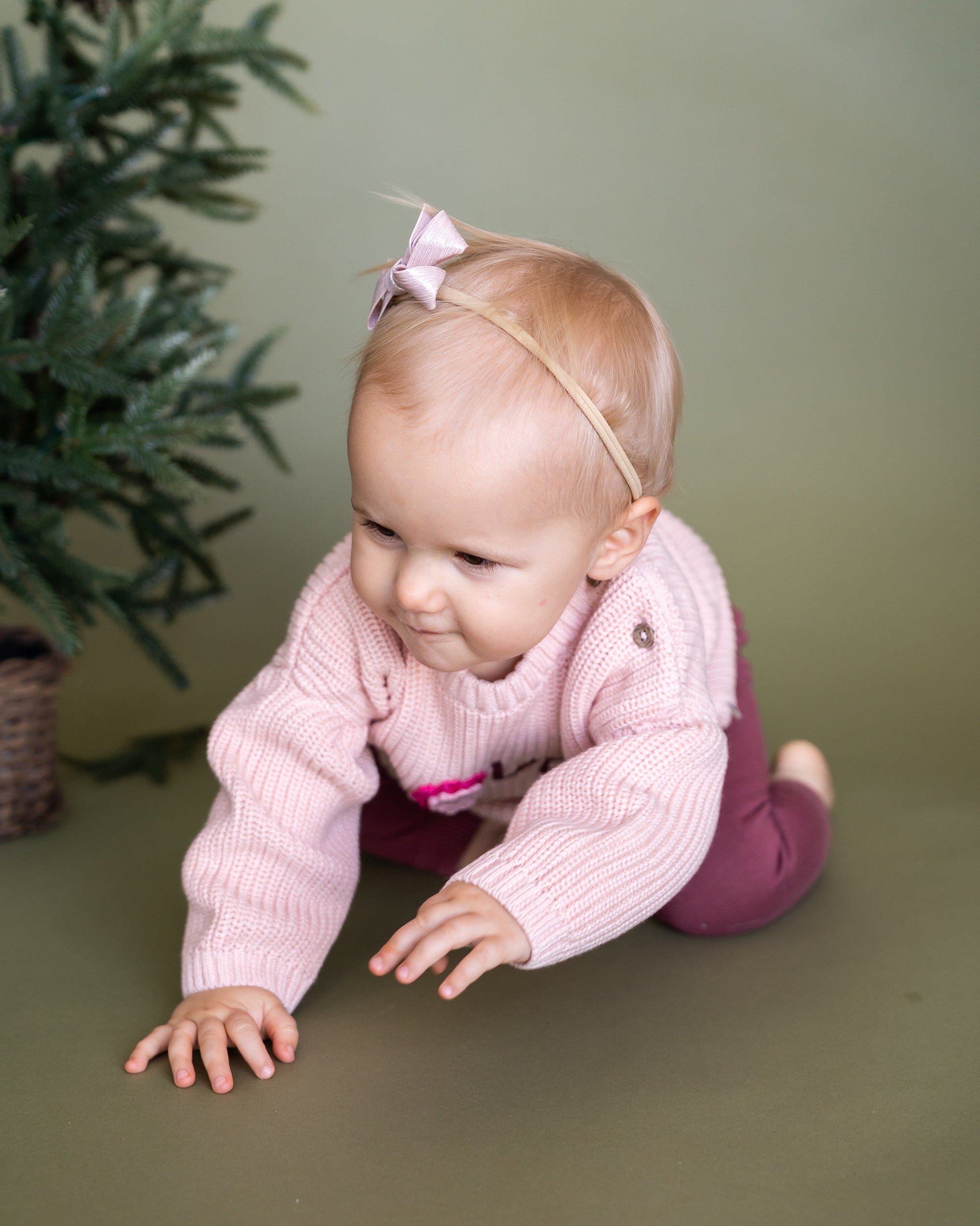 LOVE Embroidered Sweater Knit Baby Pullover (Organic Cotton)