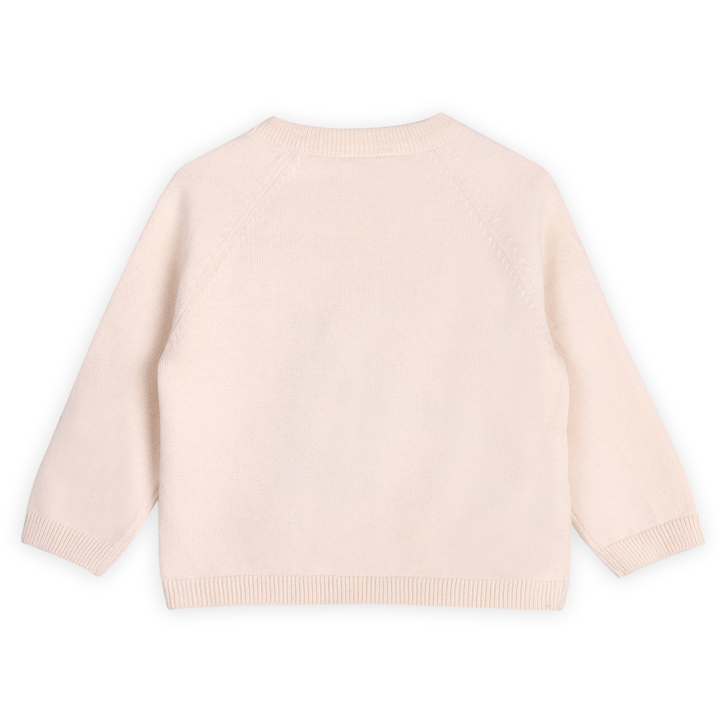Horse Jacquard Sweater Knit Baby Pullover (Organic Cotton)