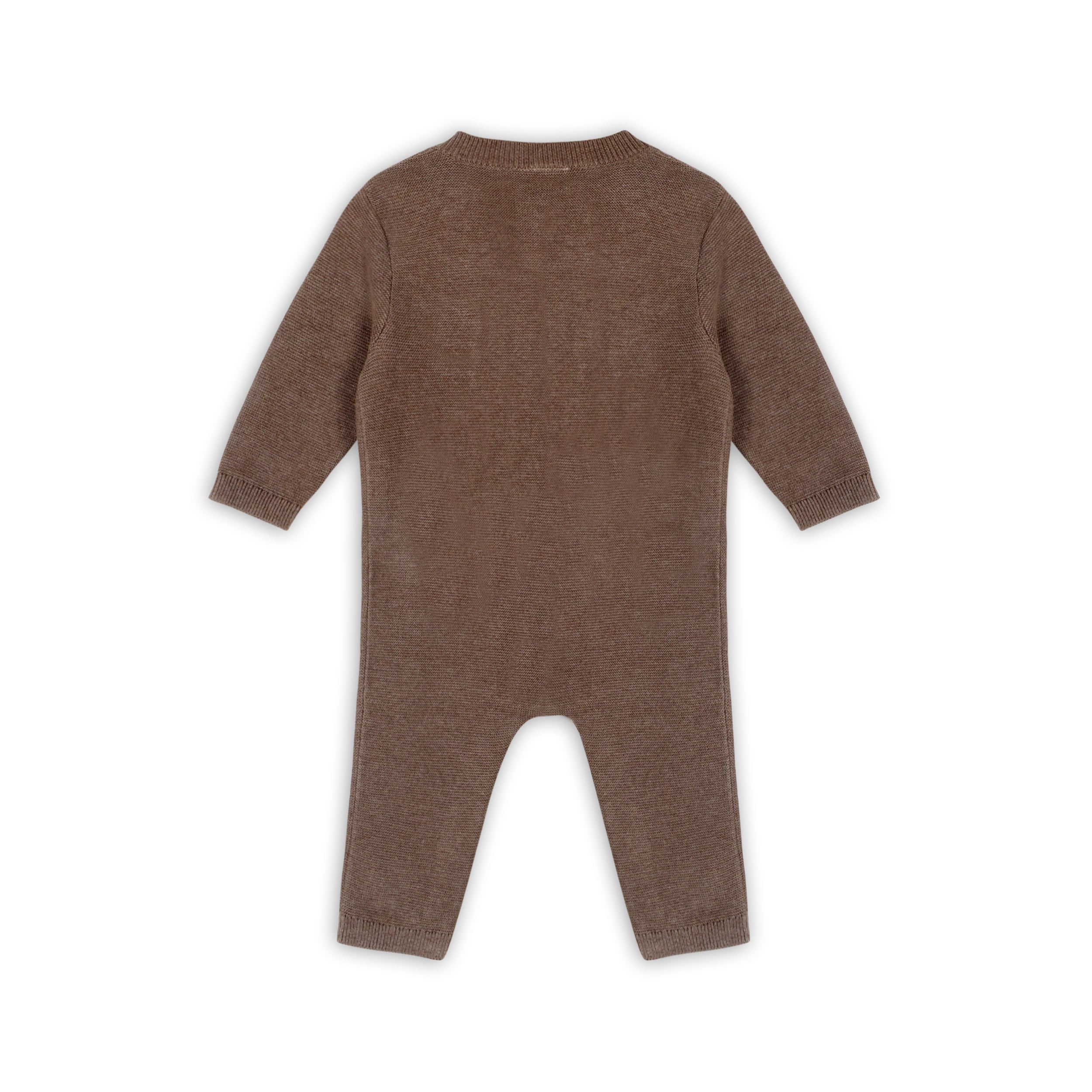 Classic Pocket & Button Chunky Knit Baby Jumpsuit (Organic Cotton) 
