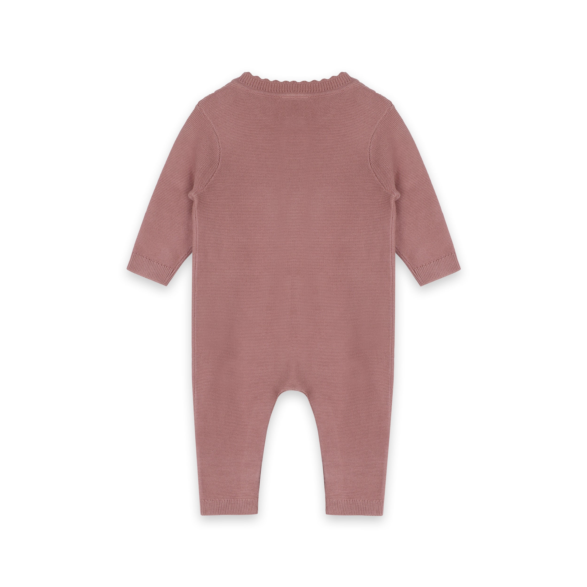 Classic Pocket & Button Chunky Knit Baby Jumpsuit (Organic Cotton) 