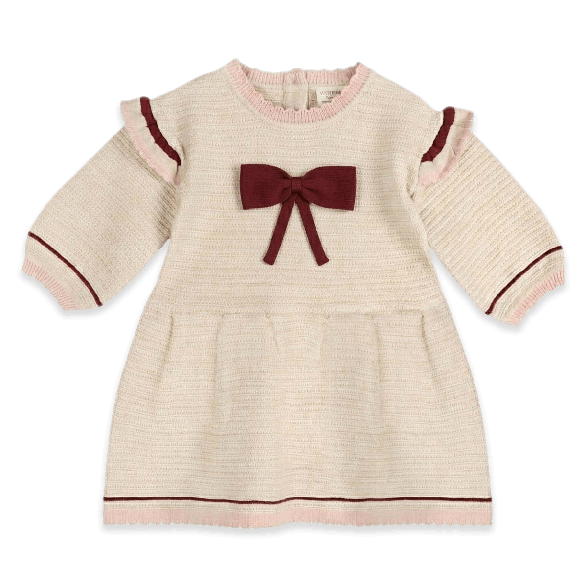 Ella Tex Knit Baby Ruffle Dress, Organic Cotton