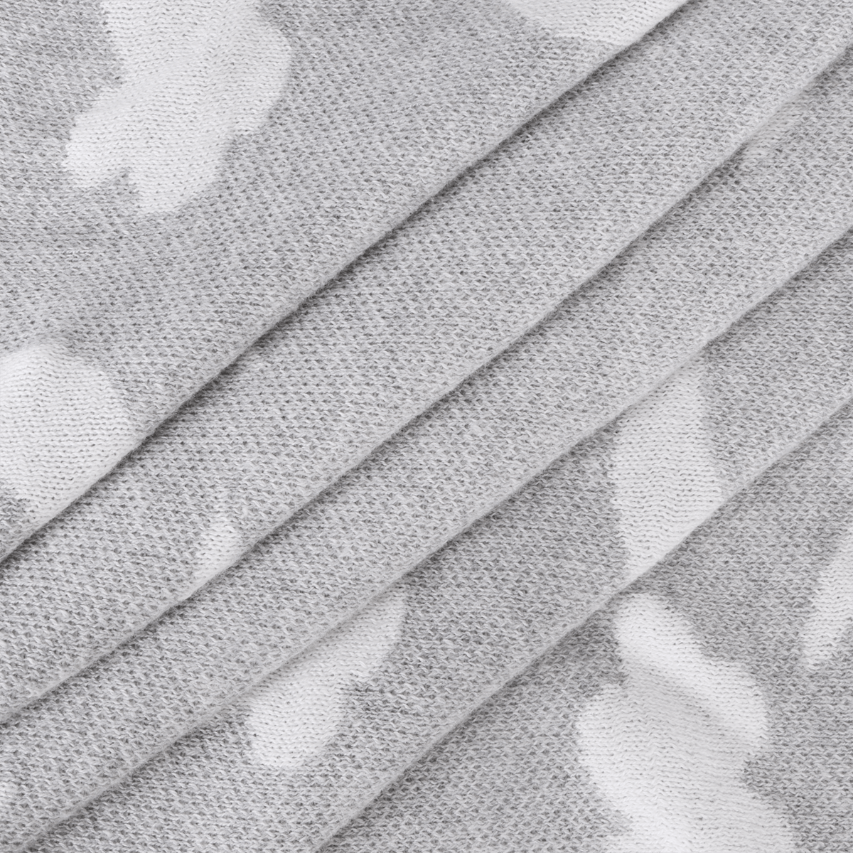 Moon & Stars Dream Organic Baby Jacquard Knit Blanket - Heather Grey (Texture)