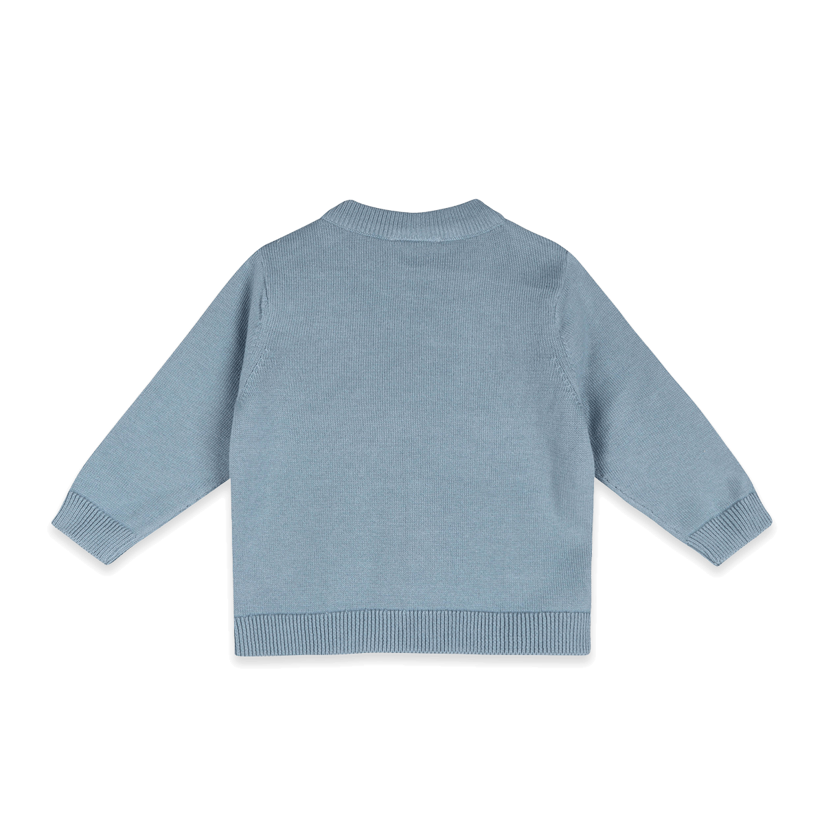 Organic Cotton Ski Knit Baby Pullover Sweater and Pant Set, Back