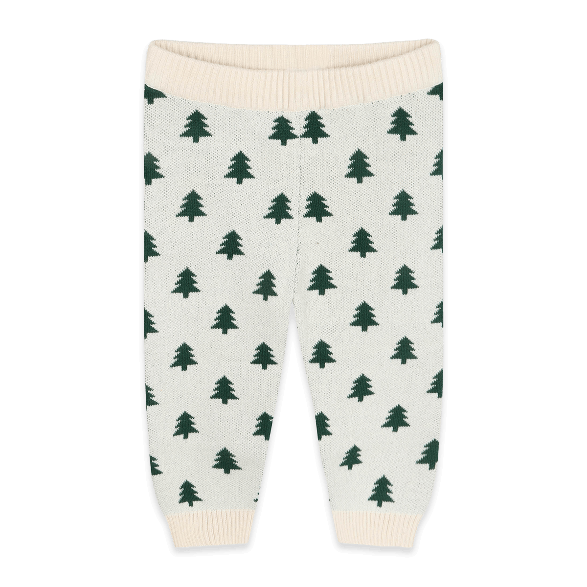 Organic Cotton Ski Knit Baby Pullover Sweater and Pant Set, Pants