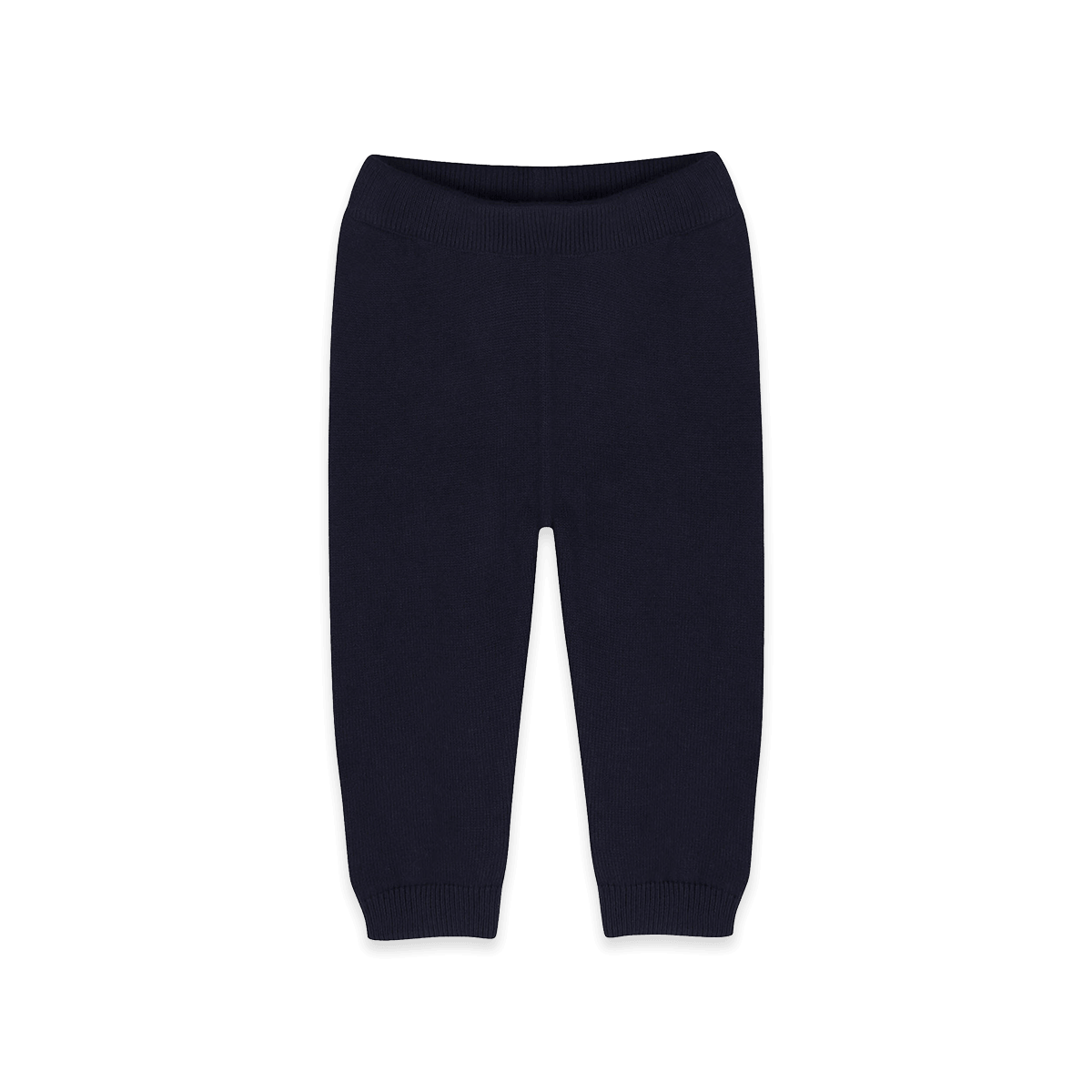 Organic Cotton Leo Textured Knit Polo Baby Pullover and Pant Set, Pants