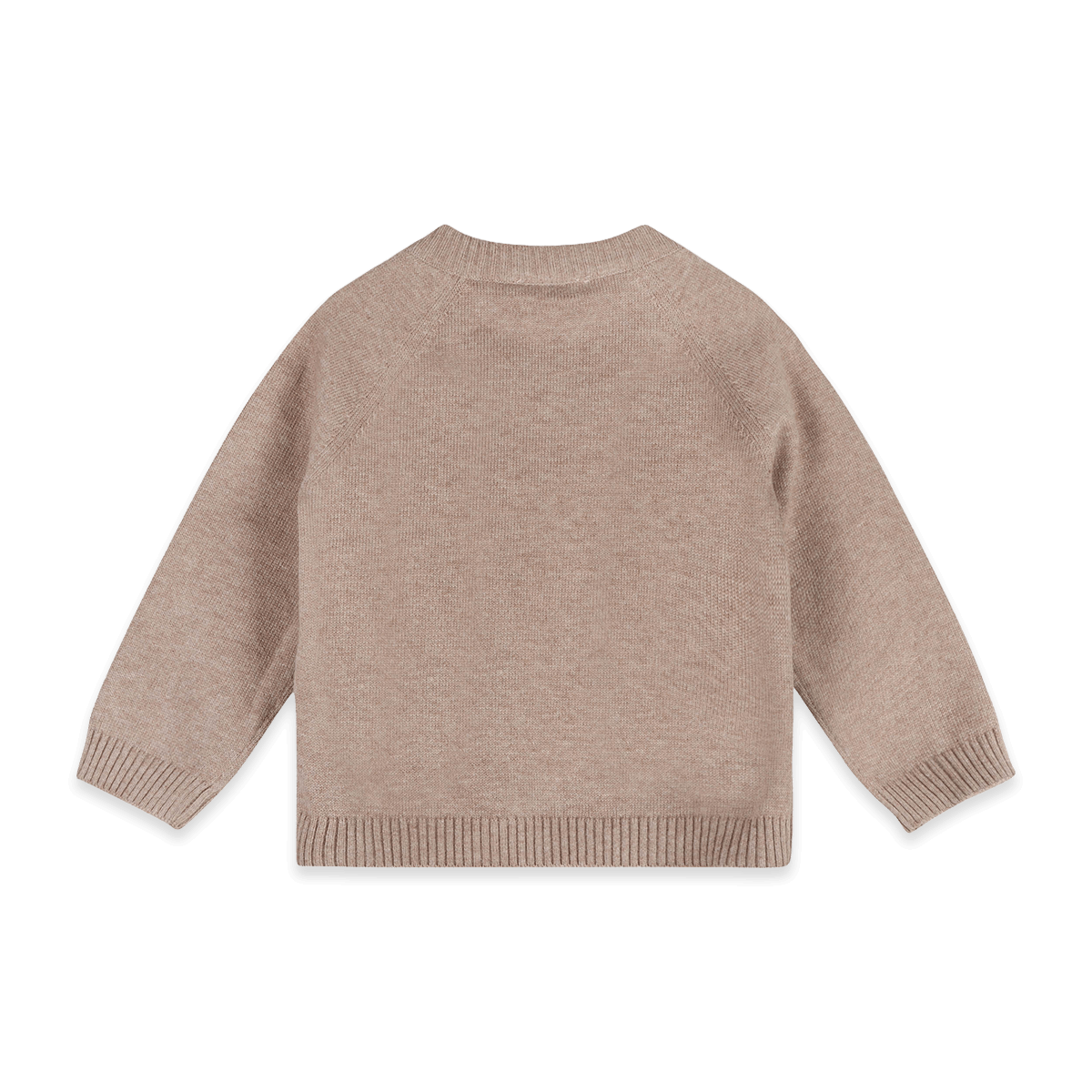 Organic Cotton Moose Woods Knit Baby Pullover, Back