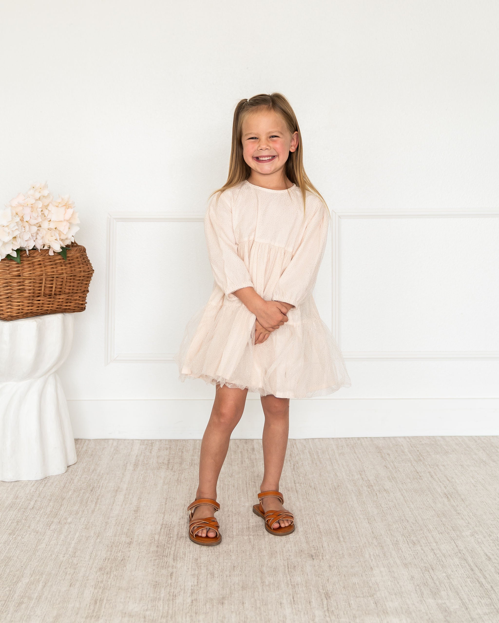 Gabrielle Dotted Tutu Layered Girl Dress