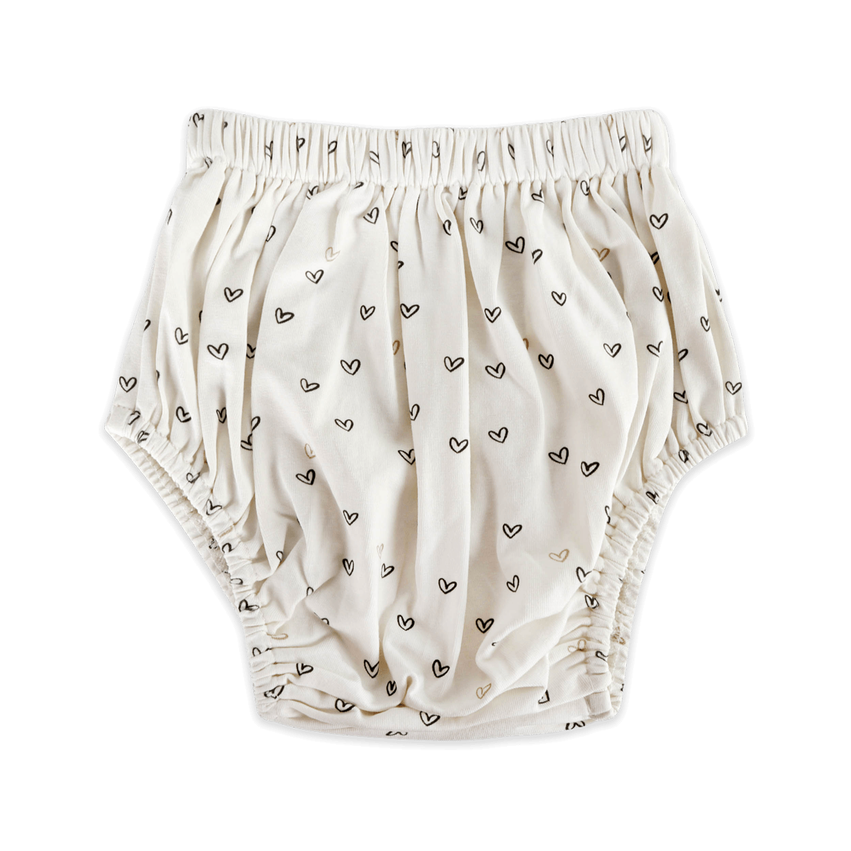 Ditsy Hearts Baby Dress & Bloomer (Organic Jersey) - Diaper Cover