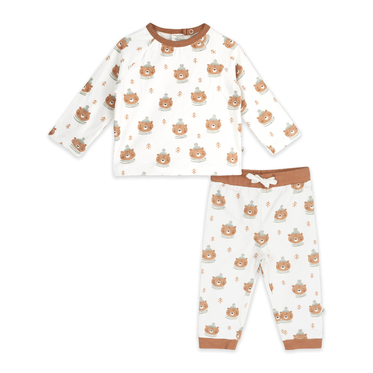 Bears Baby Tee & Jogger (Organic Jersey) - Outfit Set